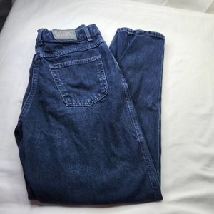 Vintage Gitano Dark Wash Relaxed Straight Jeans Womens Size 16 High Waist Denim